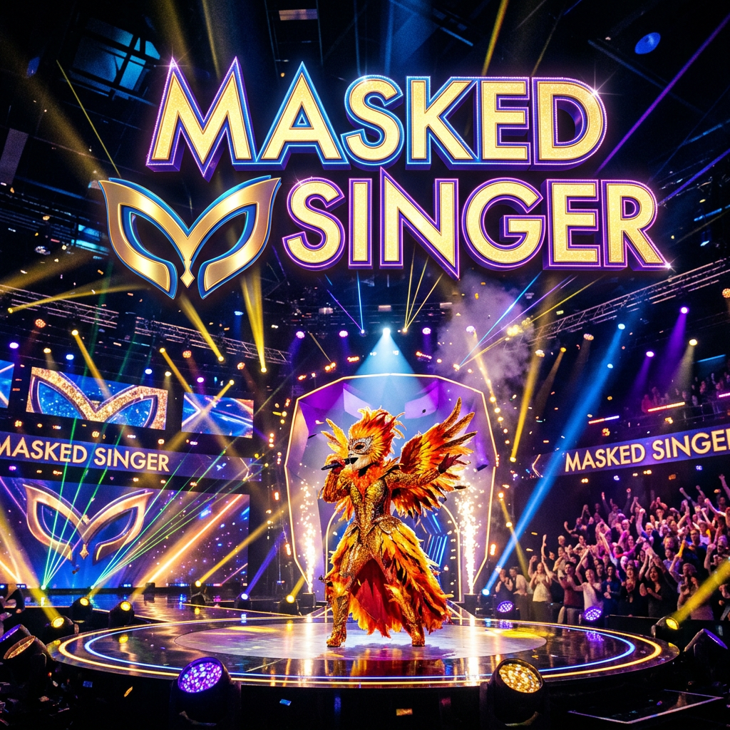Add prominent "Masked Singer" text